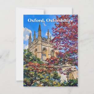 Autumn Spires - De kathedraal van Oxford in de Her Briefkaart