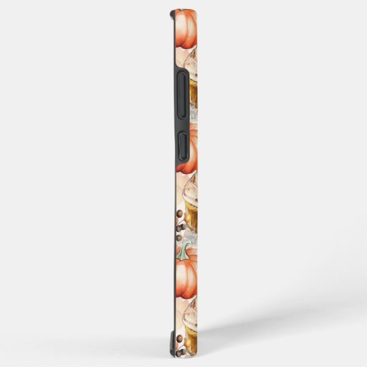 Autumn Spirit Cosy Waterverf Pattern Samsung Galaxy Hoesje (Rechterkant)