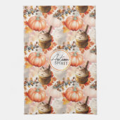 Autumn Spirit Cosy Waterverf Pattern Theedoek (Verticaal)