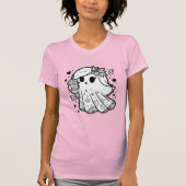 Autumn Spirit: Girly Ghost met pompoenkruid T-shirt (Voorkant)