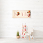 Autumn Splendor Blushed Ivory Vrijgezellenfeest Spandoek (Insitu)