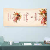 Autumn Splendor Blushed Ivory Vrijgezellenfeest Spandoek (Beurs)