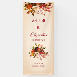 Autumn Splendor Blushed Ivory Vrijgezellenfeest Spandoek