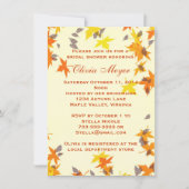 Autumn Splendor Bridal Shower Uitnodiging (Voorkant)