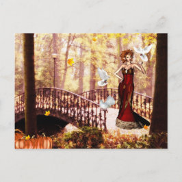 Autumn splendor elf briefkaart