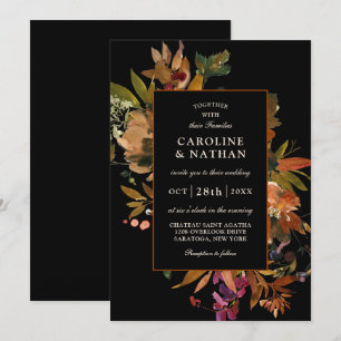 Autumn Splendor Floral Bouquet Kaart