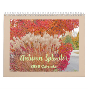 "AUTUMN SPLENDOR" KALENDER 12 MAANDEN 2026