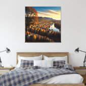 Autumn Splendor Uitzicht Landscape 1 Canvas Afdruk (Insitu (Slaapkamer))