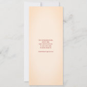 Autumn Splendor Waterverf Bloemen Verouderd Ivoor Kaart (Achterkant)