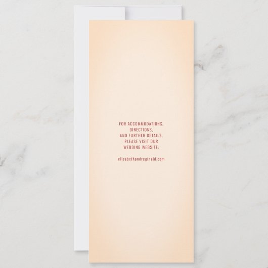 Autumn Splendor Waterverf Bloemen Verouderd Ivoor Kaart (Achterkant)