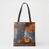 Autumn Spooky Vibes Tote Bag (Voorkant)