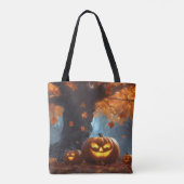 Autumn Spooky Vibes Tote Bag (Achterkant)