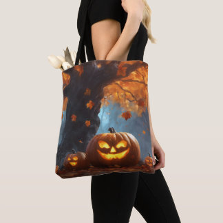 Autumn Spooky Vibes Tote Bag