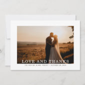 Autumn Sprig Love and Bedankt Wedding (Voorkant)