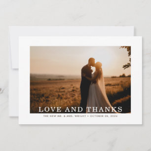 Autumn Sprig Love and Bedankt Wedding