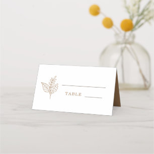 Autumn Sprig Wedding Plaatskaartje