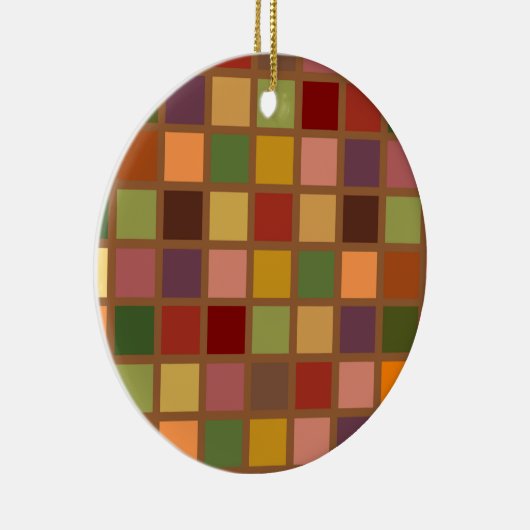 Autumn Squared Ceramic Ornament (Rechts)