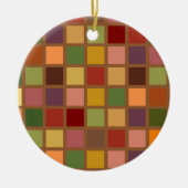 Autumn Squared Ceramic Ornament (Voorkant)