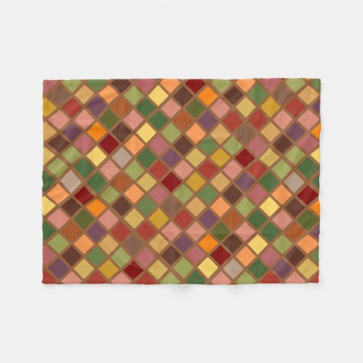 Autumn Squared Fleece Deken (Voorkant (Horizontaal))