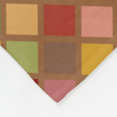Autumn Squared Fleece Deken (Hoek)
