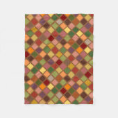 Autumn Squared Fleece Deken (Voorkant)