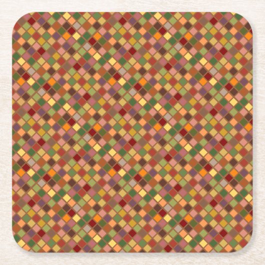 Autumn Squared Kartonnen Onderzetters (Voorkant)