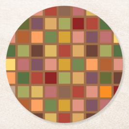 Autumn Squared Ronde Kartonnen Onderzetter