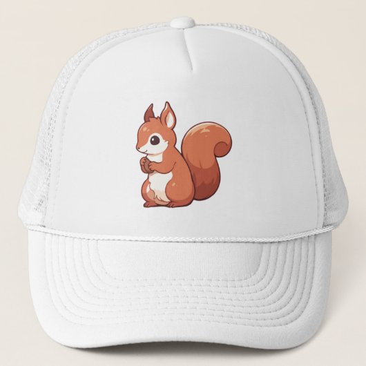 Autumn Squirrel Aesthetic Trucker Pet (Voorkant)