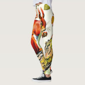 Autumn Squirrel Art Leggings (Links)