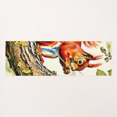 Autumn Squirrel Art Yogamat (Achterkant (horizontaal))