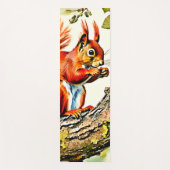Autumn Squirrel Art Yogamat (Voorkant)