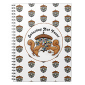 Autumn Squirrel Disco Notitieboek (Voorkant)