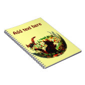 Autumn Squirrels Animal Art Notitieboek (Rechterzijde)