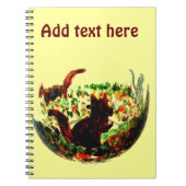 Autumn Squirrels Animal Art Notitieboek (Voorkant)