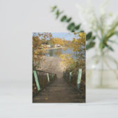 Autumn Staircase Briefkaart (Staand voorkant)