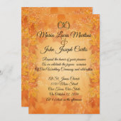 Autumn Starlight elegant uitnodiging (Voorkant / Achterkant)