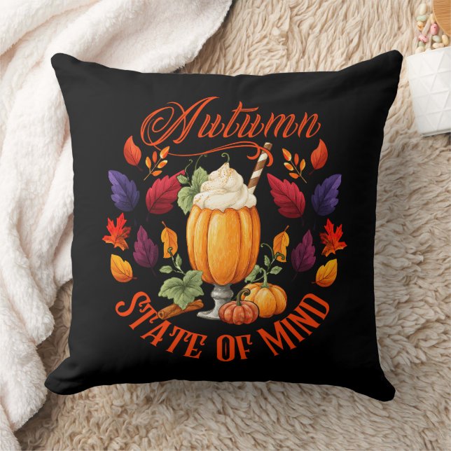 Autumn State of Mind Black Kussen (Deken)