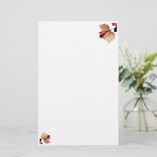 Autumn Stationery Briefpapier (Staand voorkant)
