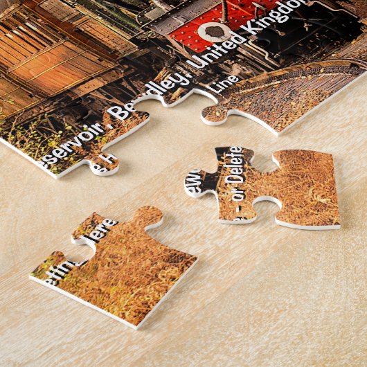 Autumn Steam Train, Bewdley, Verenigd Koninkrijk - Legpuzzel (Zijkant)