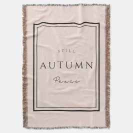 Autumn Still Peace III-deken – Gezellige Herfst Ho Deken