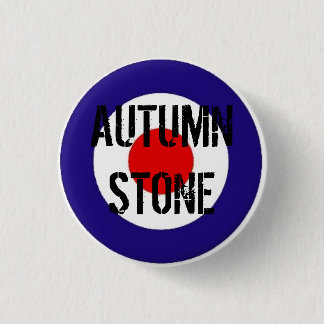 Autumn Stone Mod Target Badge Ronde Button 3,2 Cm