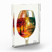 Autumn story in a glass of wine   fotoblokken (Links)
