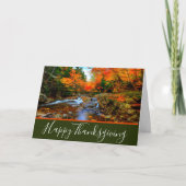 Autumn stream kaart (Voorkant)