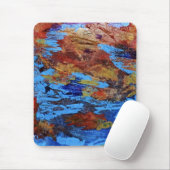 "Autumn Streams" Abstract Design Mousepad Muismat (Met muis)