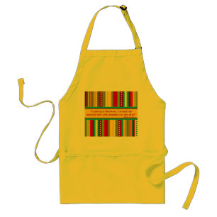 Autumn Stripes Apron Standaard Schort