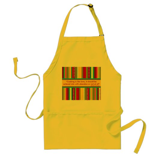 Autumn Stripes Apron Standaard Schort (Voorkant)