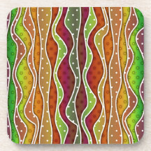 AUTUMN STRIPES CORK ONDERZETTERS