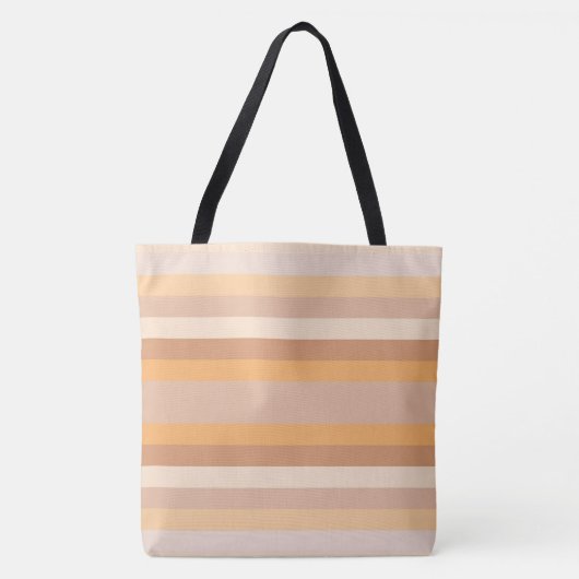 Autumn Stripes Tote Bag (Voorkant)