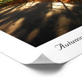 Autumn Sun - Central Park - New York City Poster (Hoek)