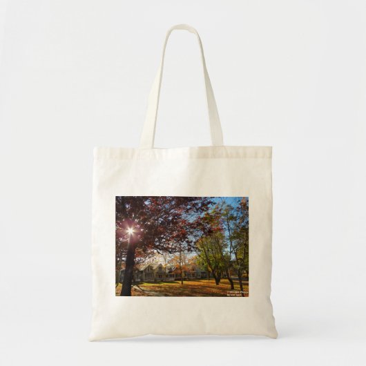 Autumn Sun en Cottages - Martha's Vineyard Tote Bag (Voorkant)